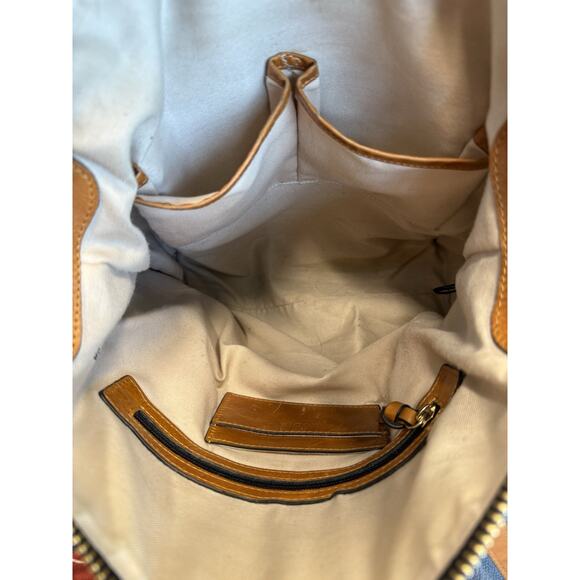 LODIS TAN NATURAL LEATHER Purse Catalina Backpack Medium Size Leather main image 12